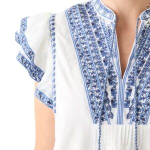 Philosophy Flutter Sleeve Spring Top